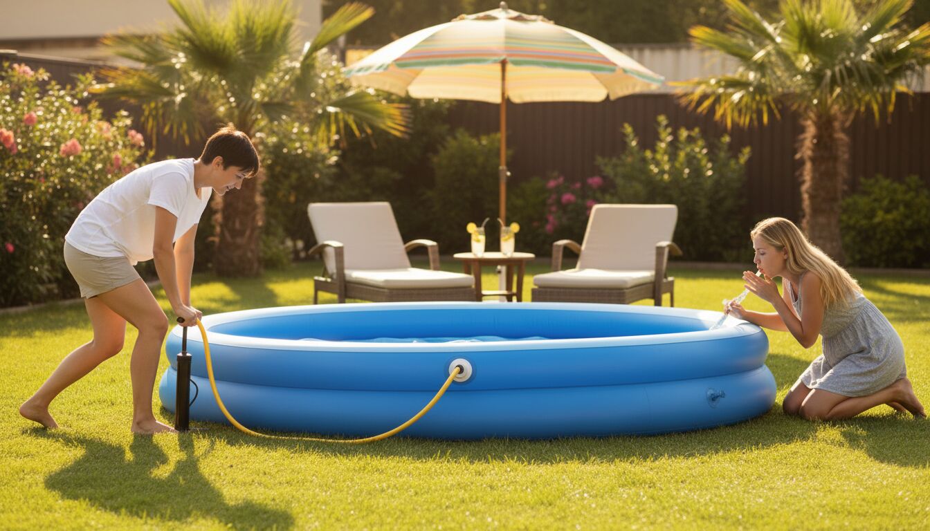 Comment gonfler une piscine gonflable ? (avec ou sans pompe)
