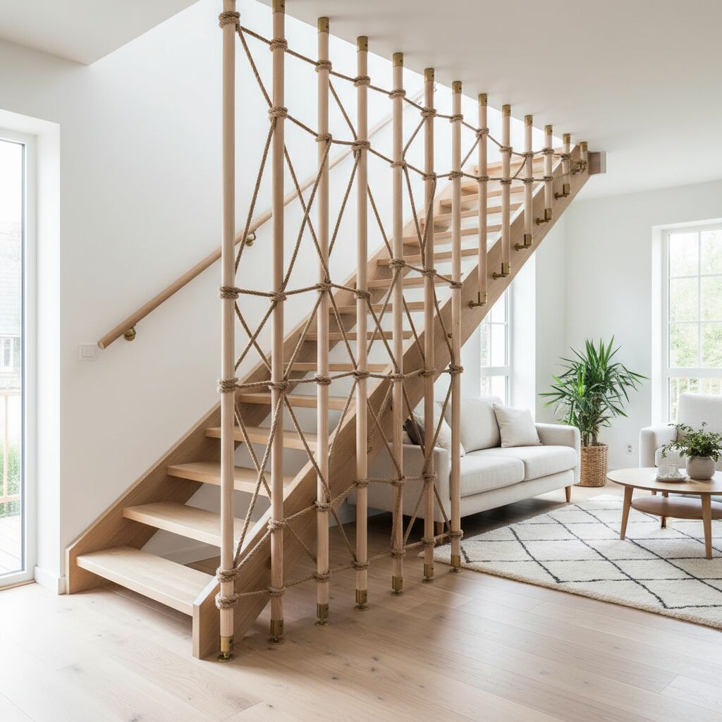 Découvrez étape par étape comment fabriquer un garde-corps d'escalier en corde, alliant sécurité et esthétique pour un intérieur unique et naturel.
