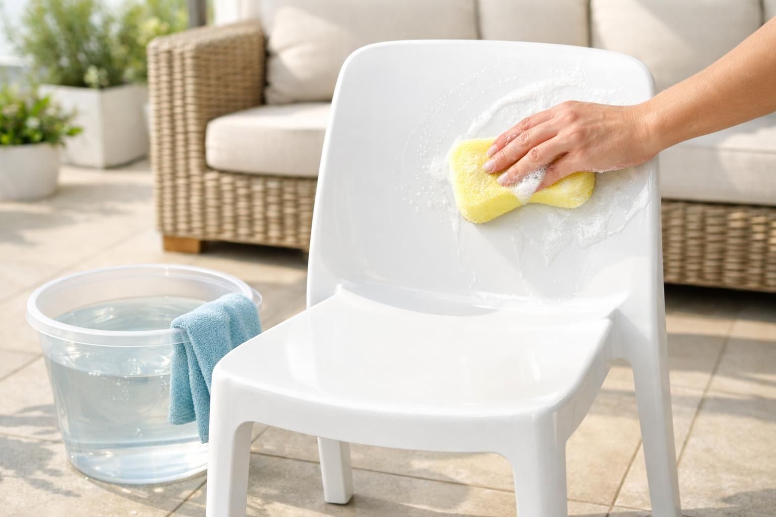 Comment nettoyer une chaise en polypropylène ? (sans l&rsquo;abîmer)